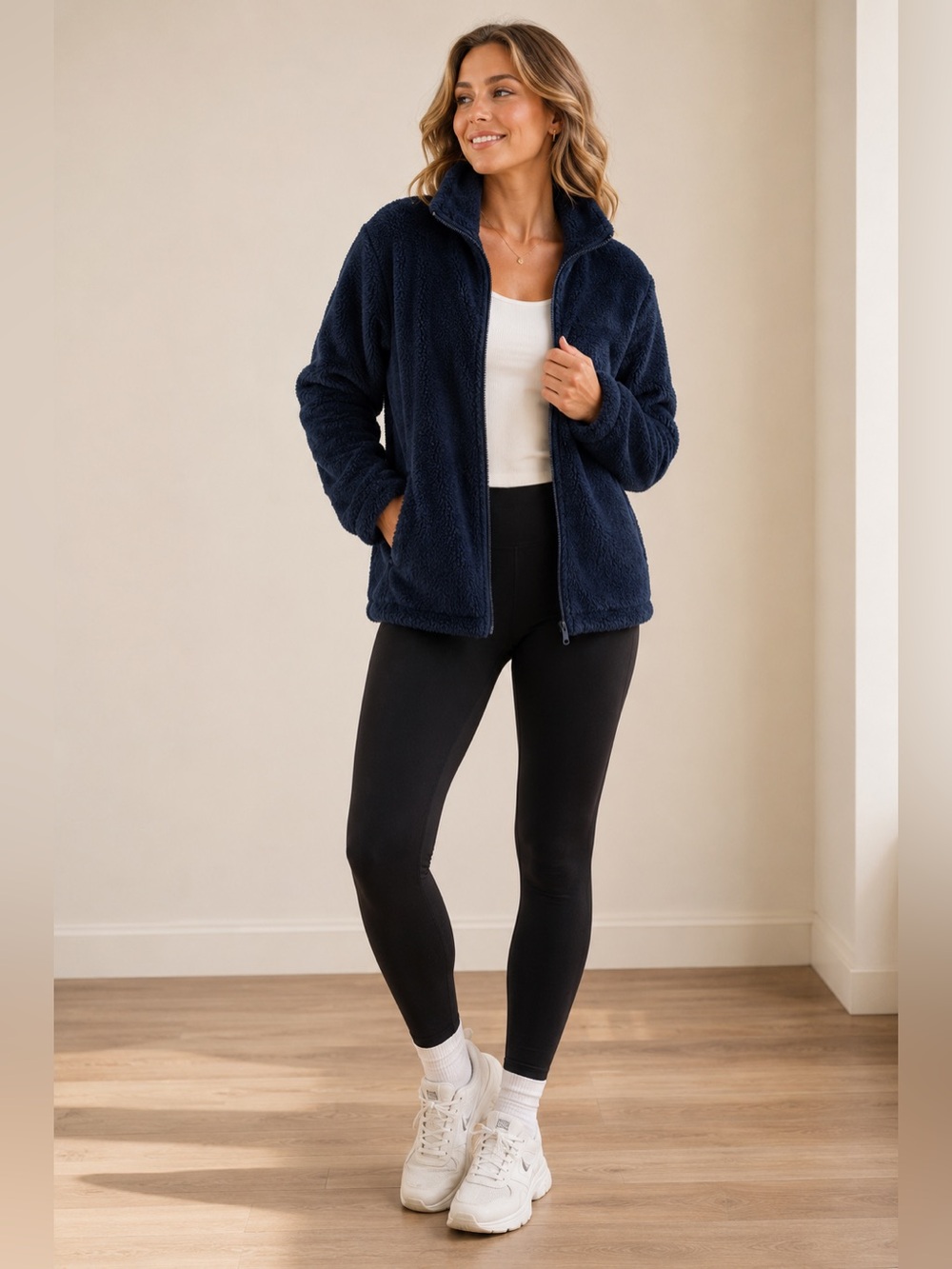 32 Degrees Navy Thermal Coat